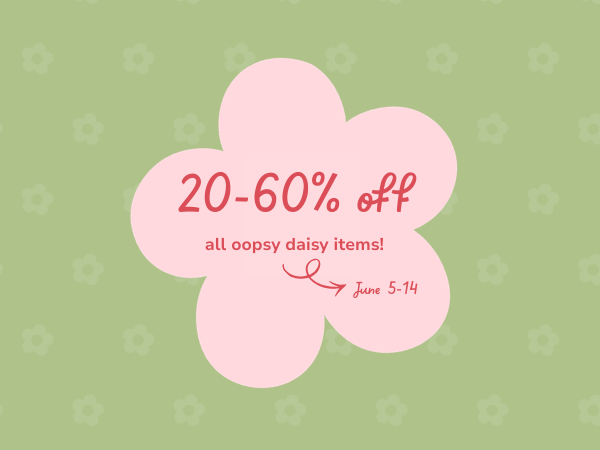 Oopsy Daisy Sale