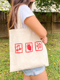 Berry Sweet Stamp Tote Bags