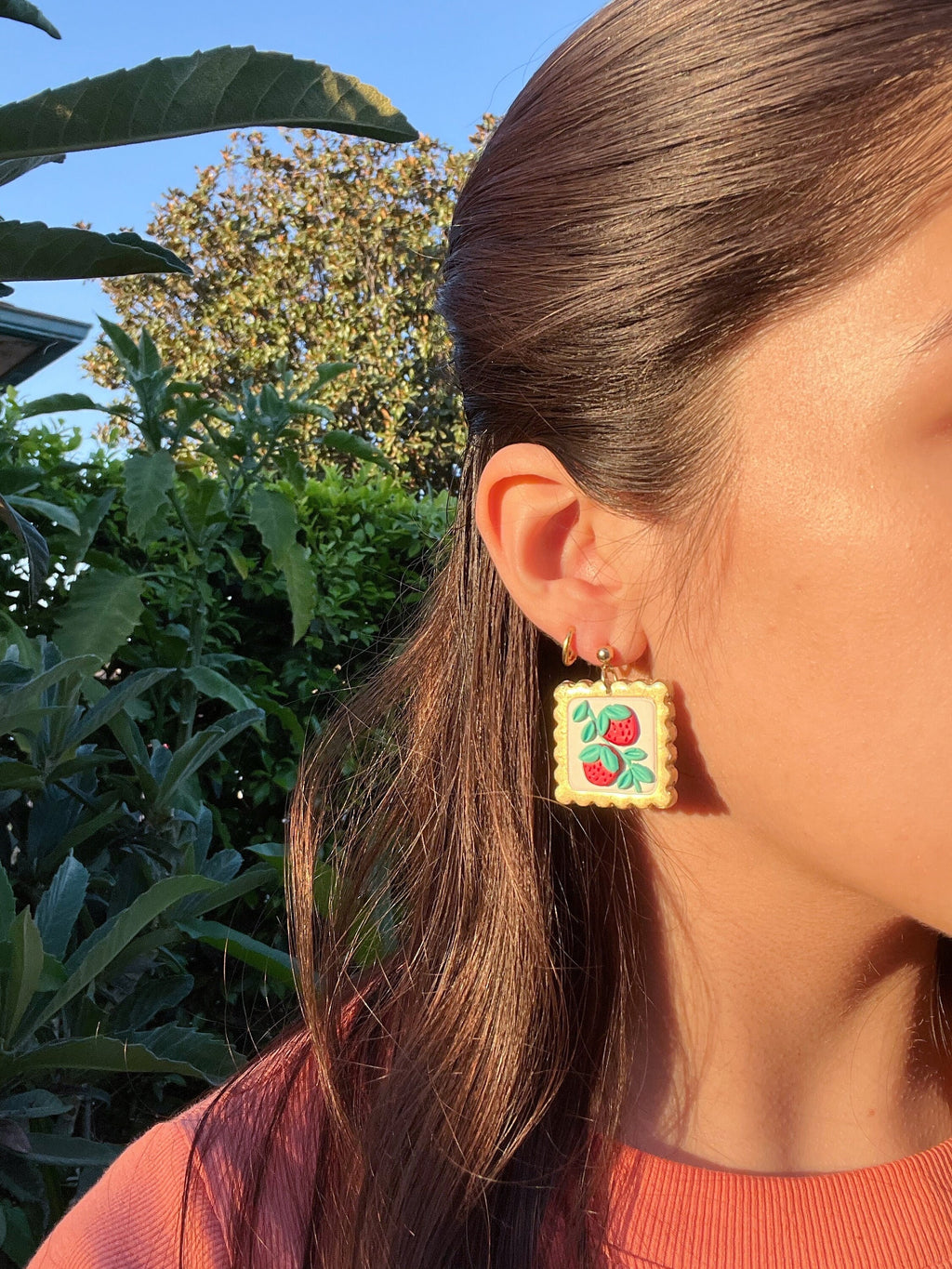 Fruit Postage Stamp Dangles