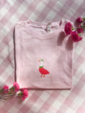 Strawberry Goose T-Shirt | Cute Whimsical Graphic Tee