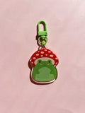 Mushroom Froggy Keychain