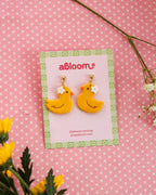 Flower Ducky Earrings