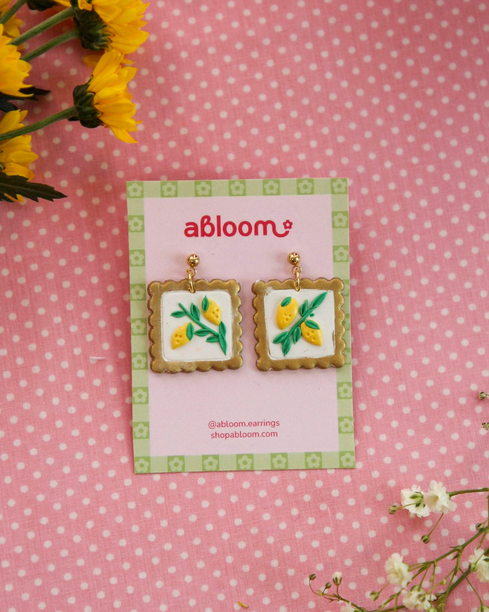 Fruit Postage Stamp Dangles