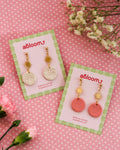 Textured Charm Earrings