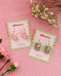 Floral Book Earrings