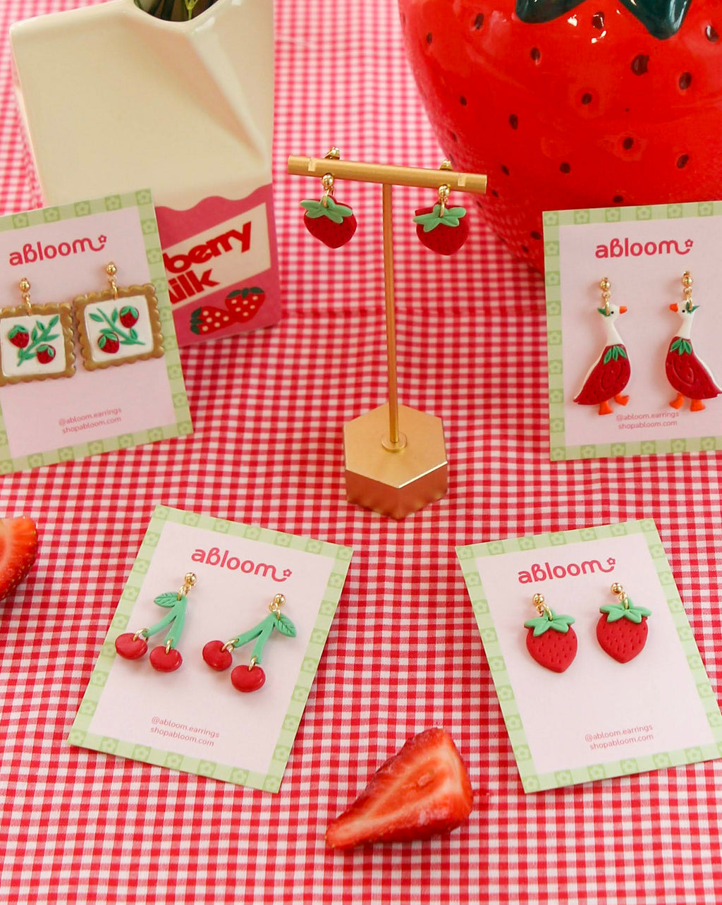 Strawberry Earrings