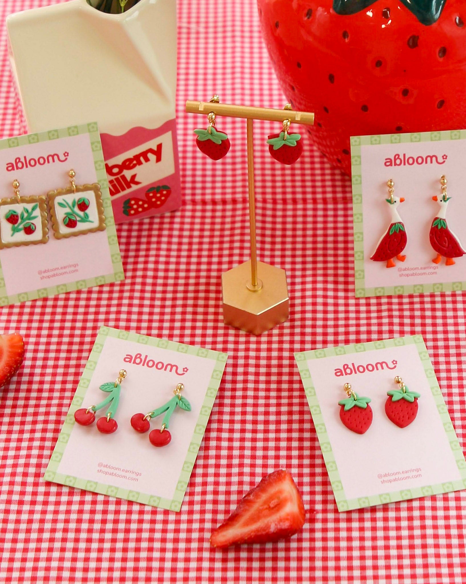 Strawberry Earrings