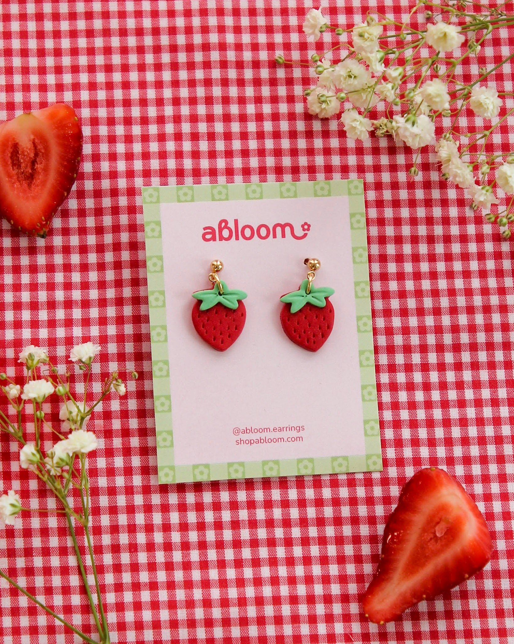 Strawberry Earrings