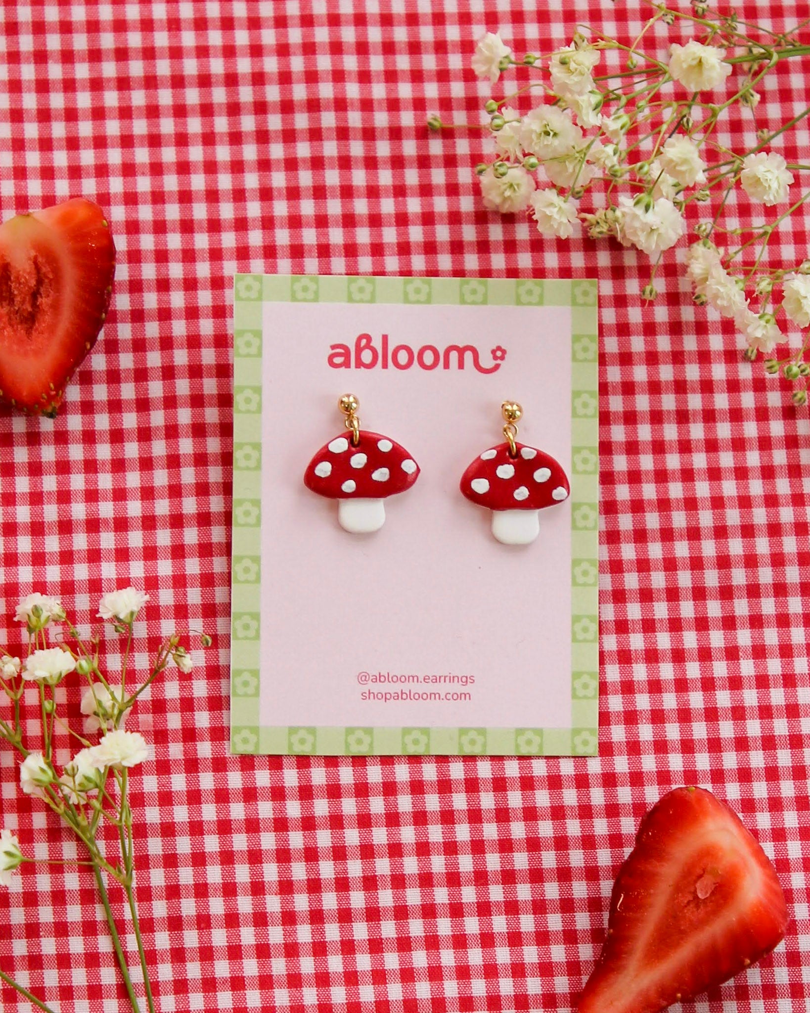 Mushroom Earrings