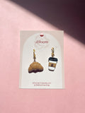 Coffee/Croissant Earrings (Oopsy Daisy Collection)