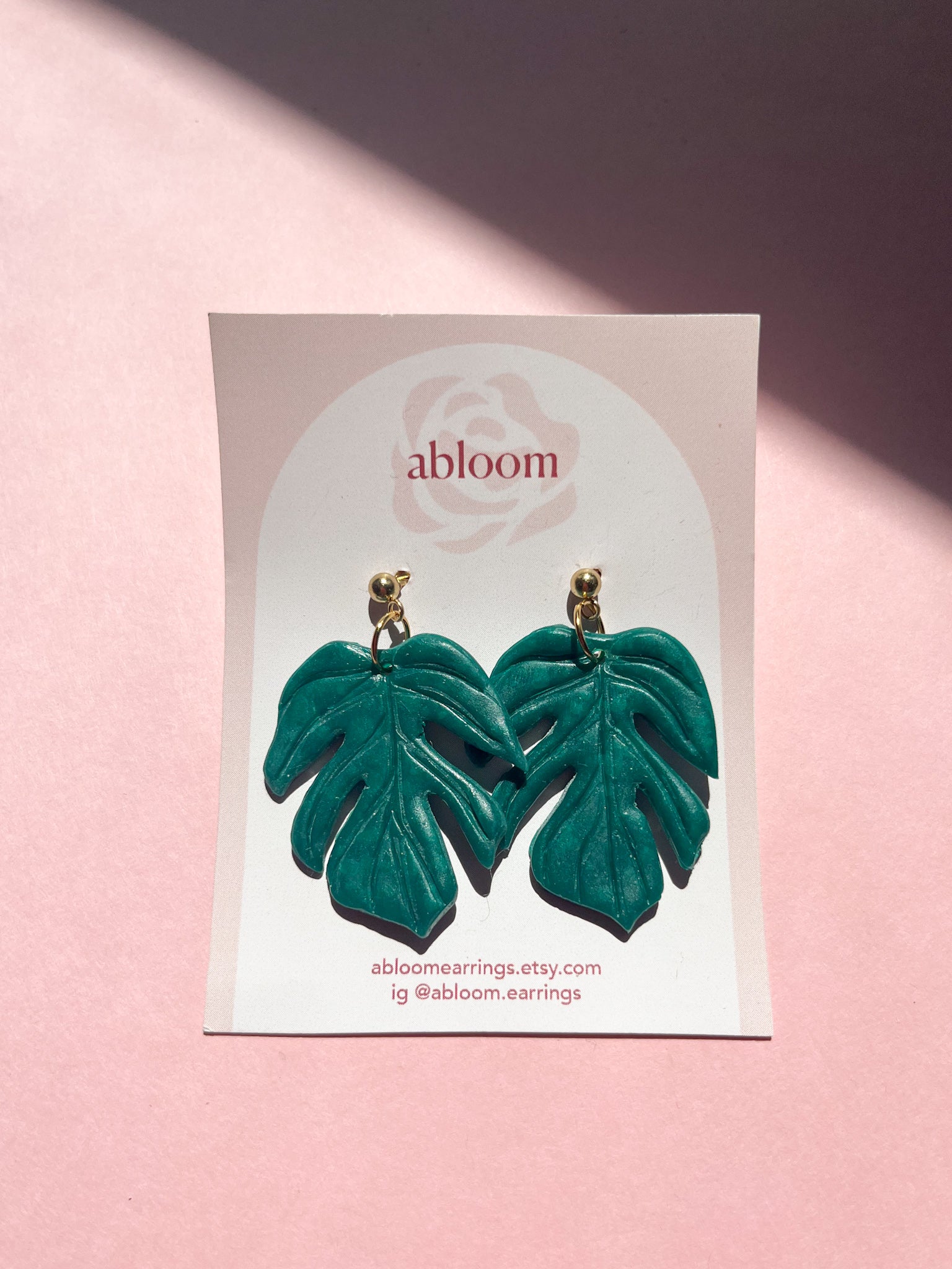 Montsera Earrings (Oopsy Daisy Collection)
