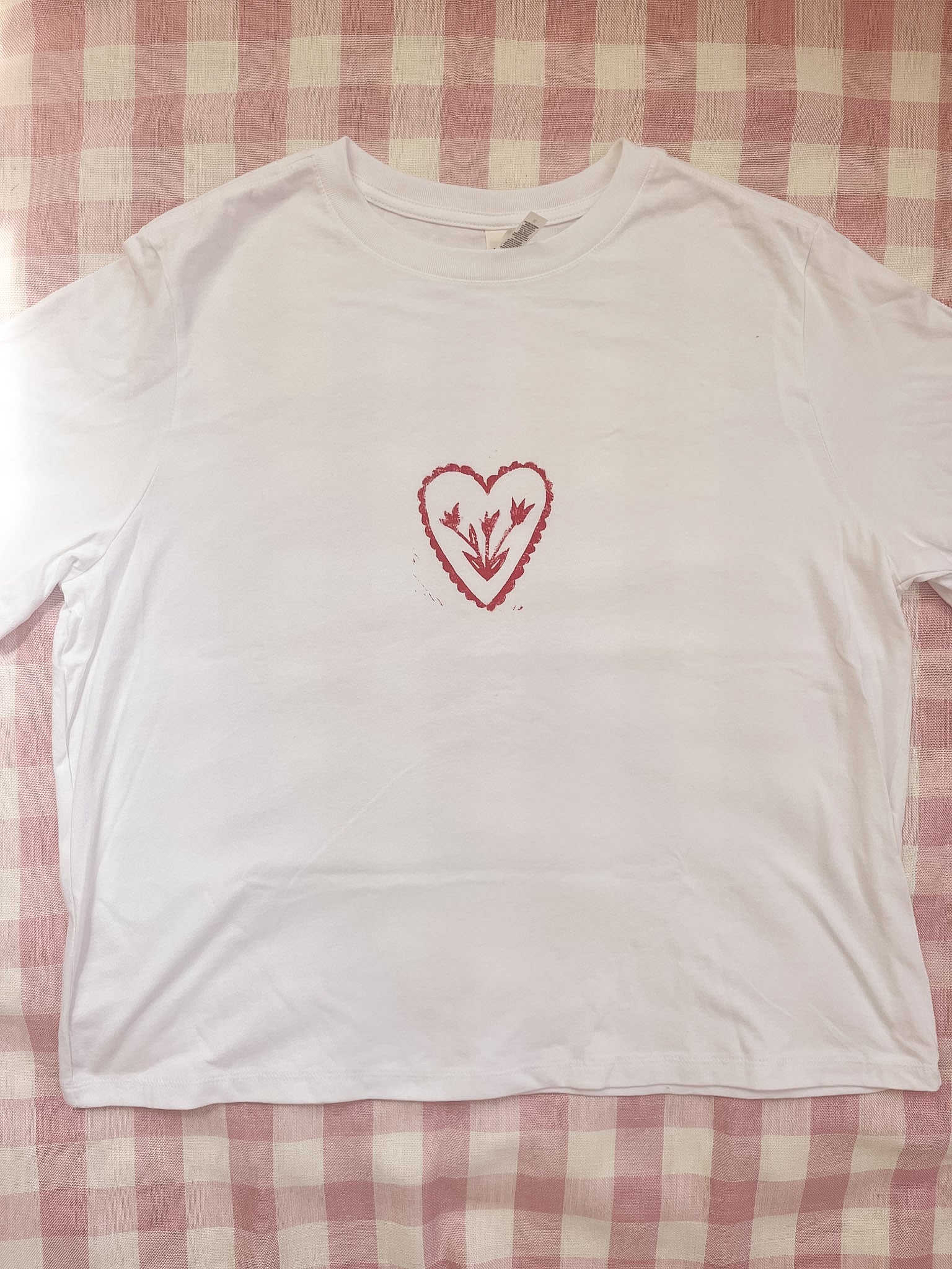 Floral Heart Boxy Tee (Oopsy Daisy Collection)