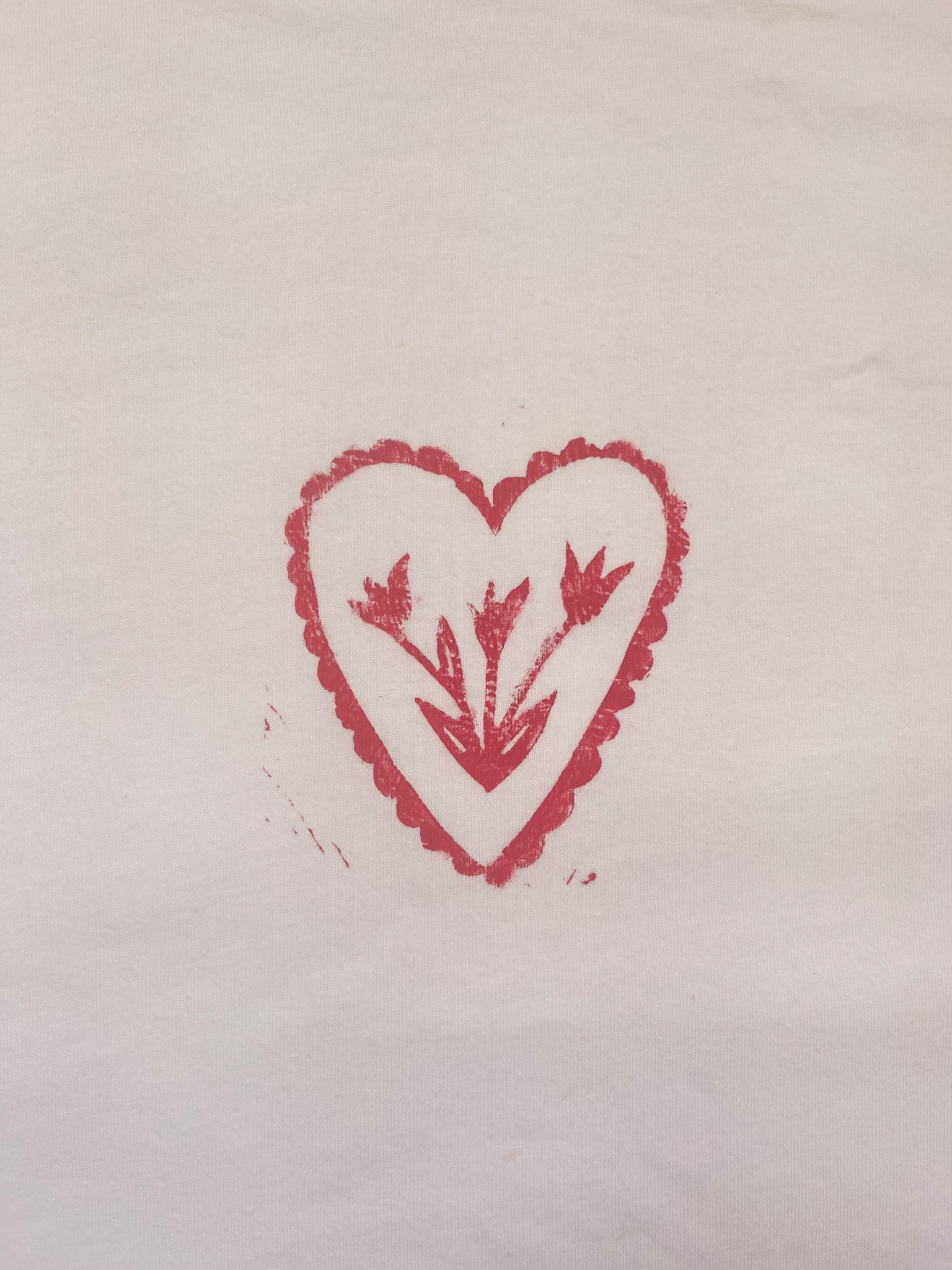 Floral Heart Boxy Tee (Oopsy Daisy Collection)