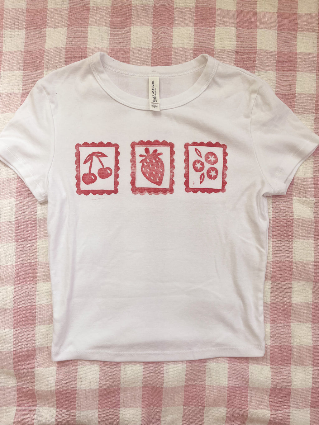 Berry Sweet Stamps Baby Tee (Oopsy Daisy Collection)