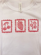 Berry Sweet Stamps Baby Tee (Oopsy Daisy Collection)