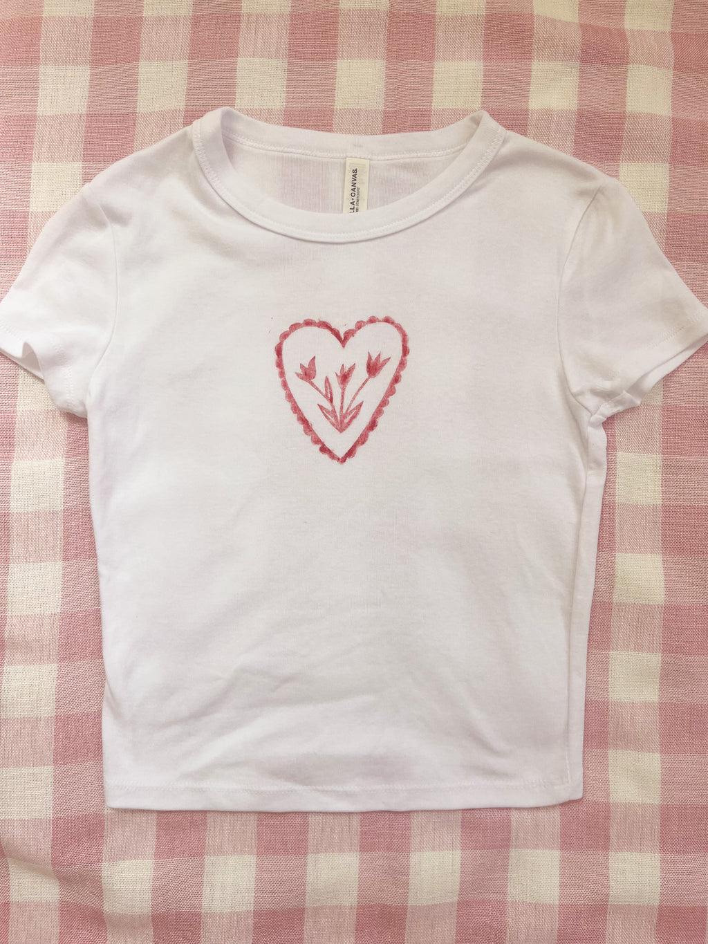 Floral Heart Baby Tee (Oopsy Daisy Collection)