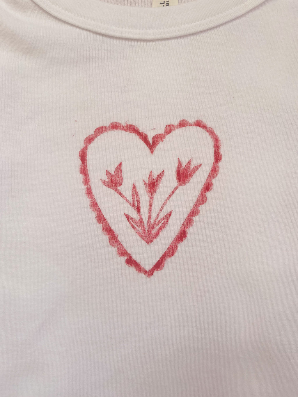 Floral Heart Baby Tee (Oopsy Daisy Collection)