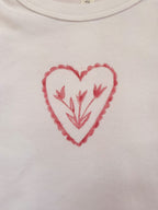 Floral Heart Baby Tee (Oopsy Daisy Collection)