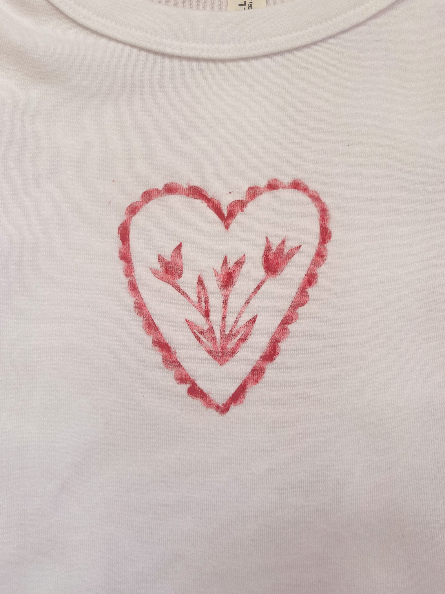 Floral Heart Baby Tee (Oopsy Daisy Collection)