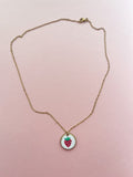 Strawberry Charm Necklace (Oopsy Daisy Collection)