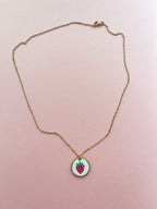 Strawberry Charm Necklace (Oopsy Daisy Collection)