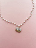Cinnamon Roll Clay Charm Necklace (Oopsy Daisy Collection)