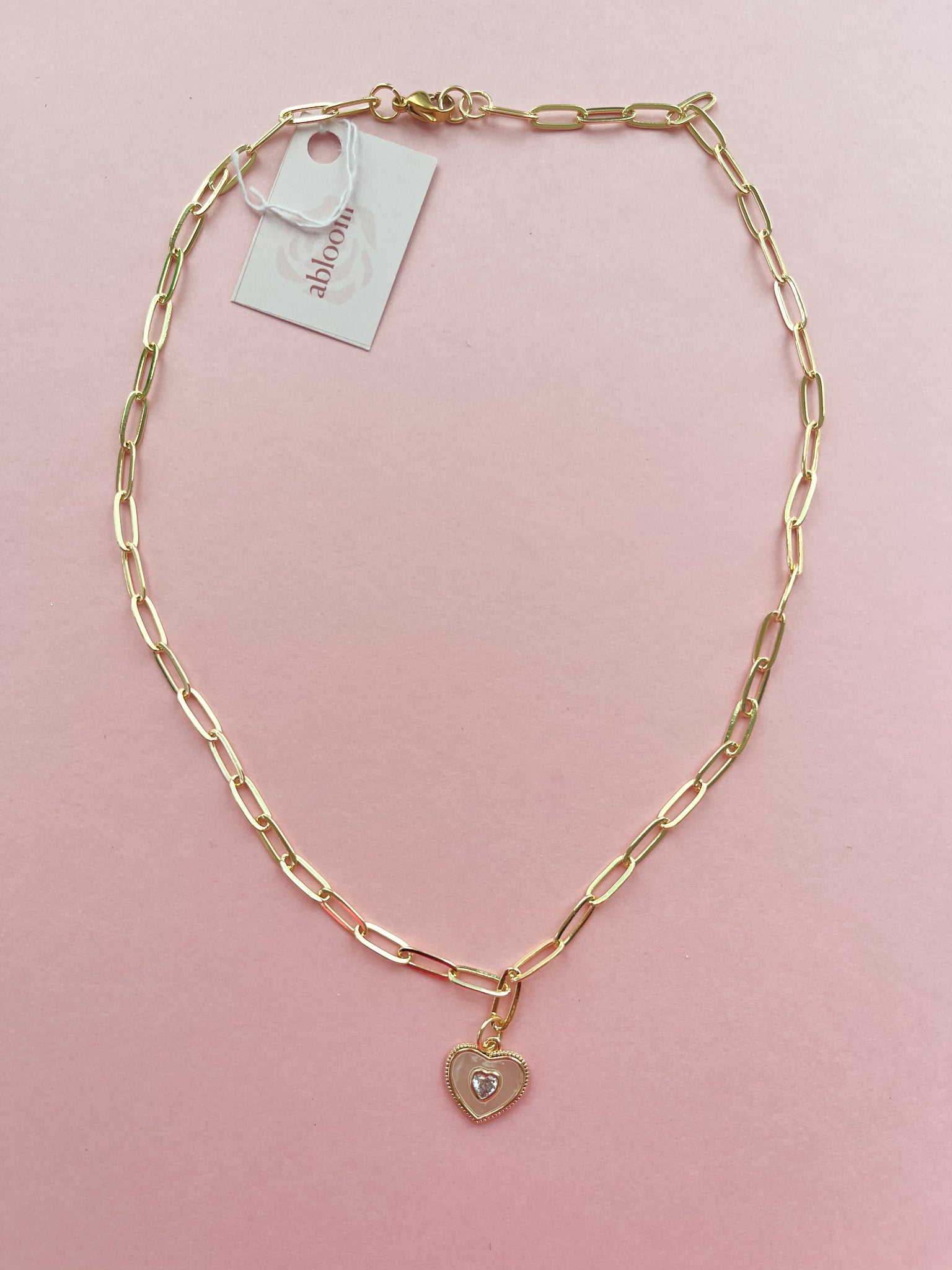 Heart Charm Necklace (Oopsy Daisy Collection)