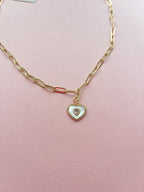 Heart Charm Necklace (Oopsy Daisy Collection)