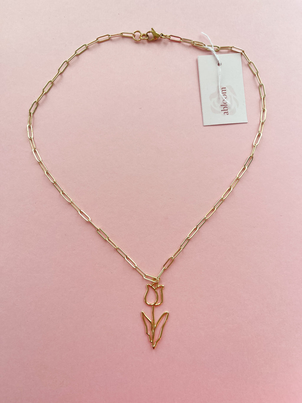 Tulip Charm Necklace (Oopsy Daisy Collection)