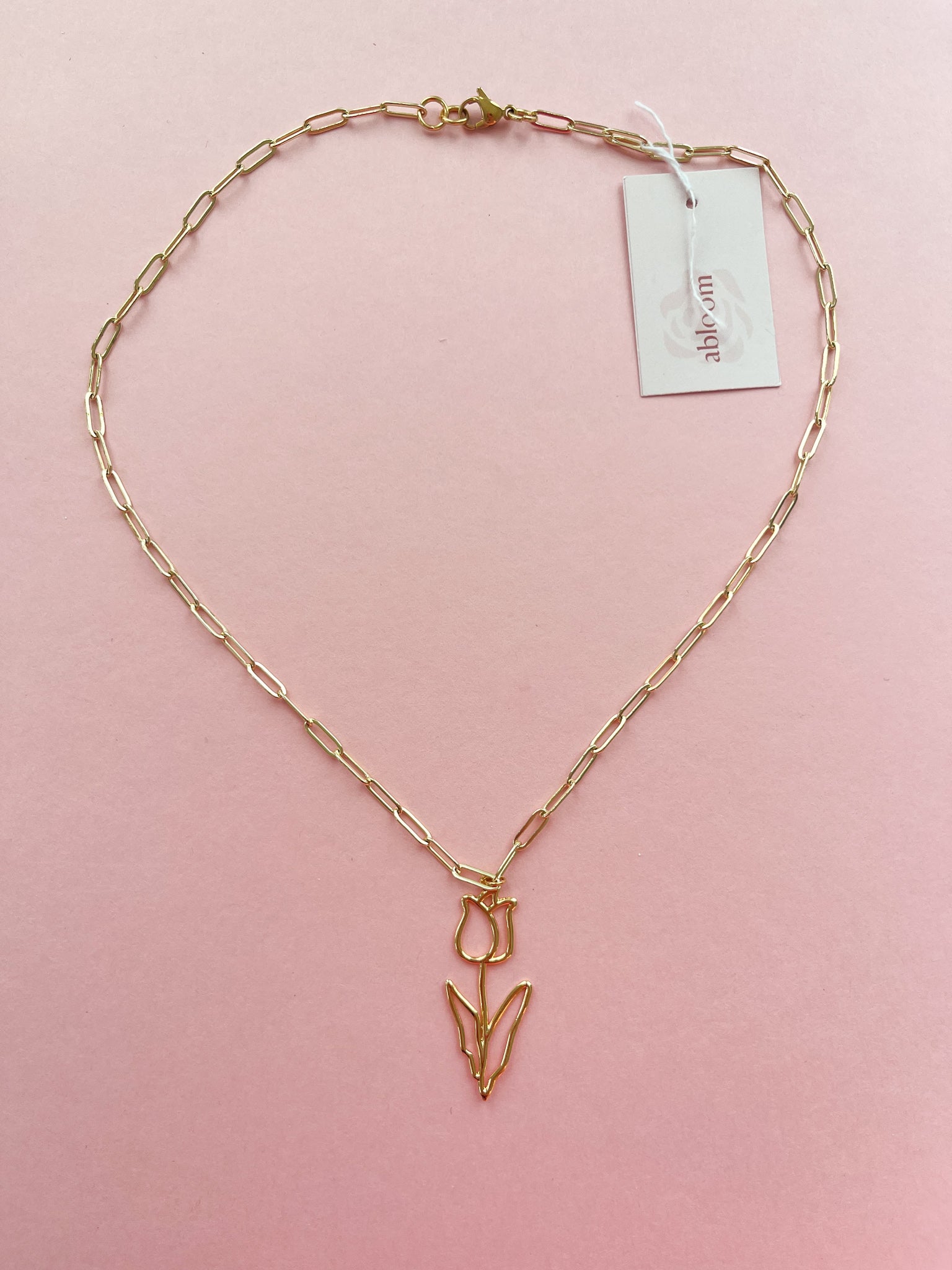 Tulip Charm Necklace (Oopsy Daisy Collection)