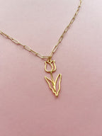 Tulip Charm Necklace (Oopsy Daisy Collection)