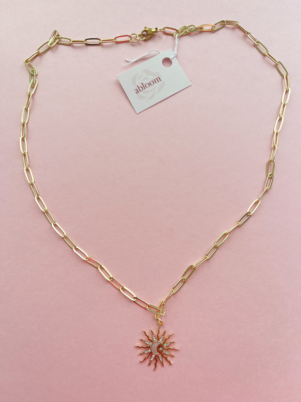 Sun Rays Charm Necklace (Oopsy Daisy Collection)