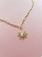 Sun Rays Charm Necklace (Oopsy Daisy Collection)