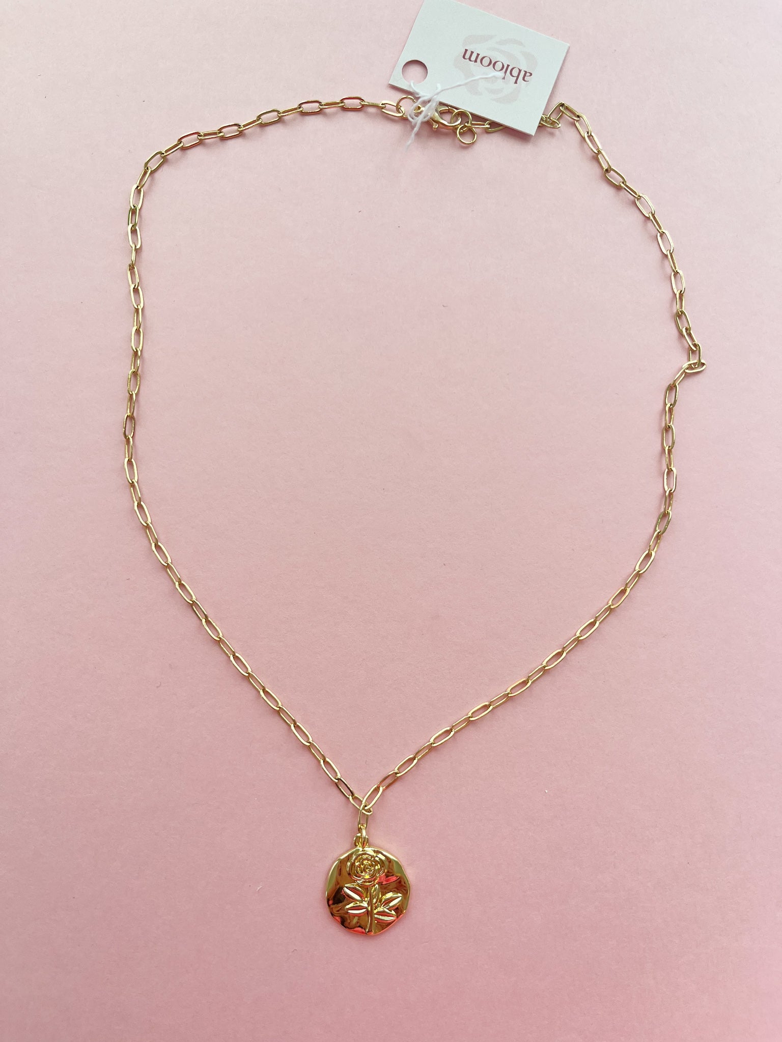 Rose Charm Necklace (Oopsy Daisy Collection)