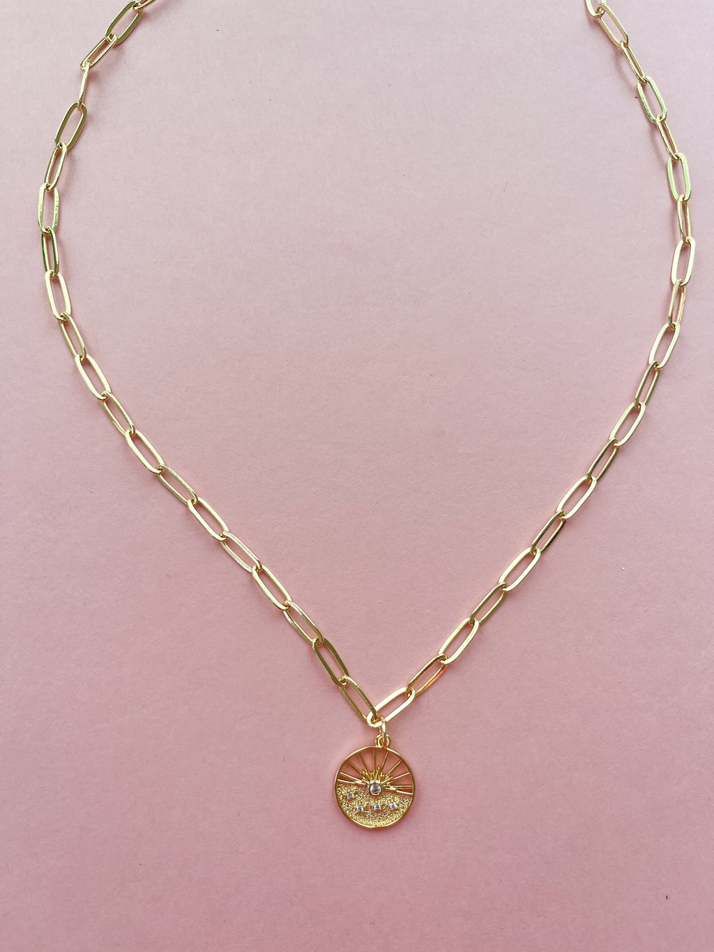 Sun Horizon Charm Necklace (Oopsy Daisy Collection)