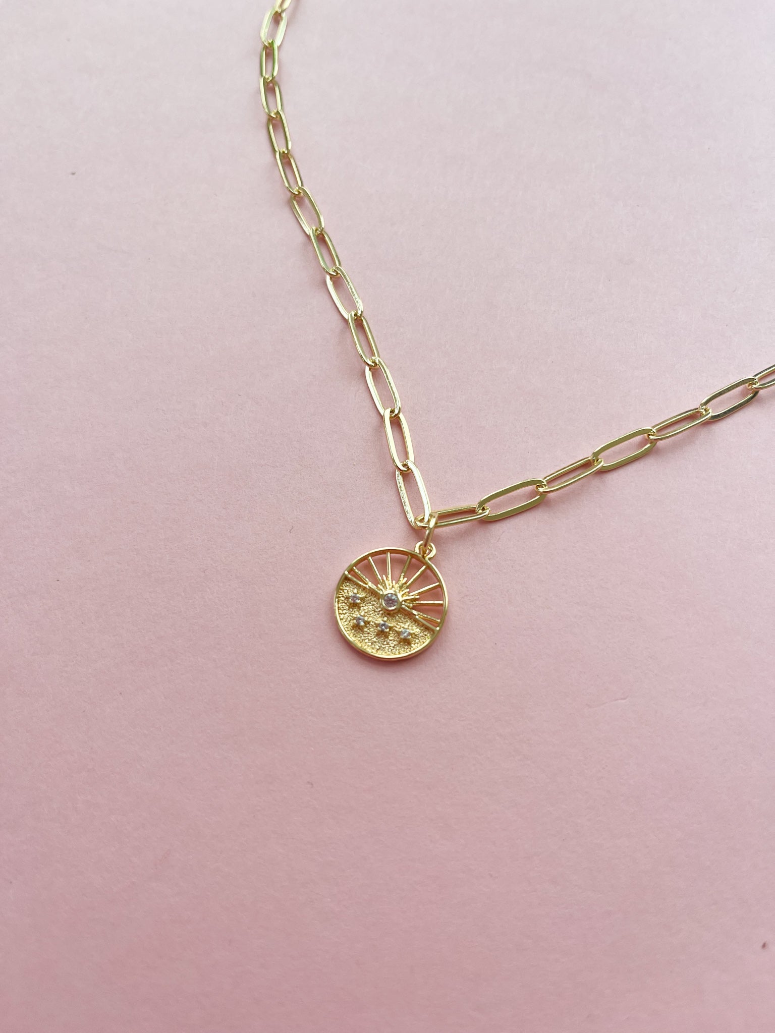 Sun Horizon Charm Necklace (Oopsy Daisy Collection)
